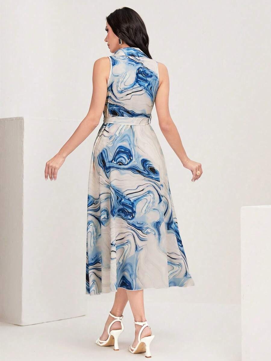 WesternStitch  GEO PRINTED MAXI DRESS WesternStitch