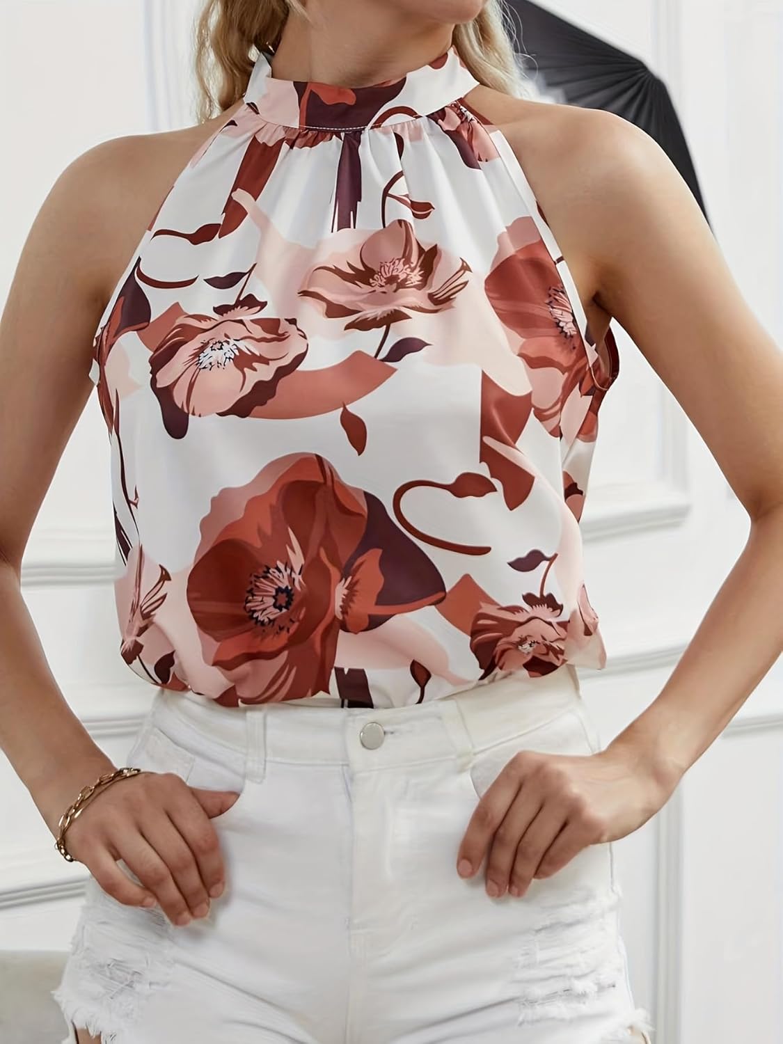 Women's Printed Rayon Shirt Top WesternStitch
